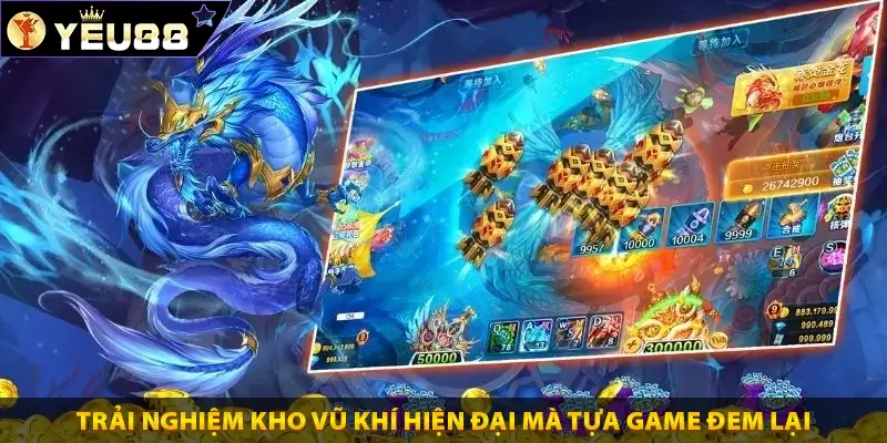 Trải nghiệm kho vũ khí hiện đại mà tựa game đem lại